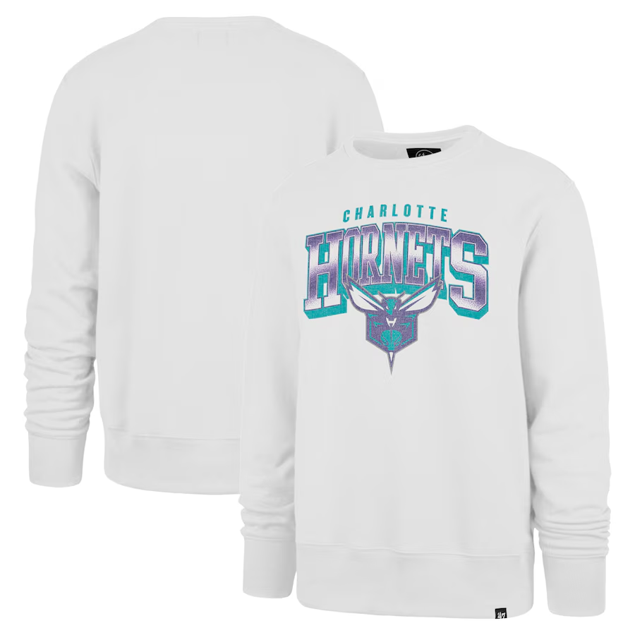 Men Charlotte Hornets white 2024 NBA hoodie